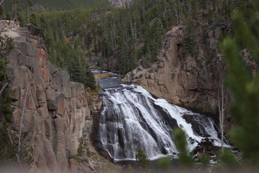 Virginia Cascades at Yellowstone National Park